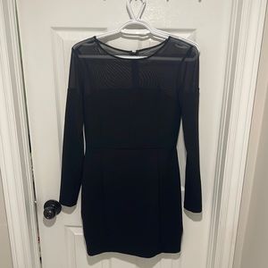 Black bodycon dress from Dynamite